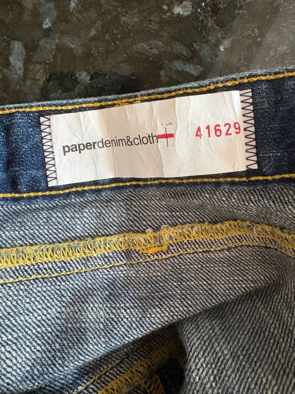 Paper Denim & Cloth Faded Blue Denim Mini Skirt. Vintage 2002 - Picture 4 of 4